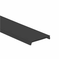 C33 Cover black/matt 200cm for profile PN4/PN5/PN6/PN7 afbeelding 1