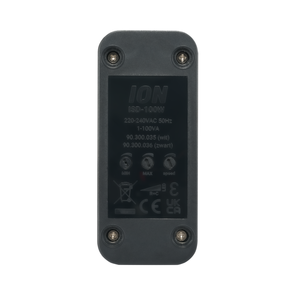 ION LED Snoerdimmer Zwart 75 Watt afbeelding 2