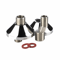 Bpe s-koppeling met rozet 3/4" x 1/2" set á 2 stuks afbeelding 2