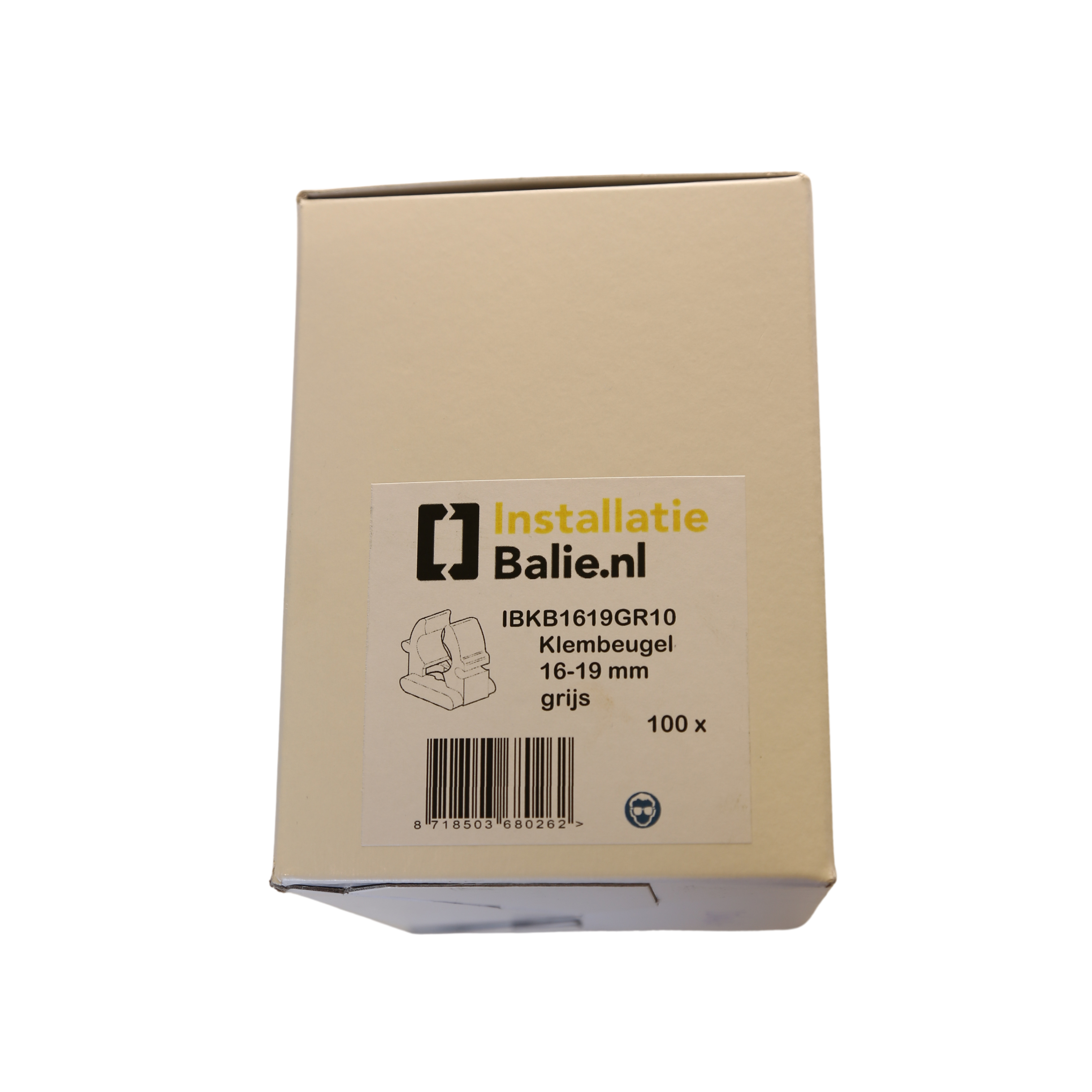 IB Klembeugel doos Nylon PA6 16-19mm grijs