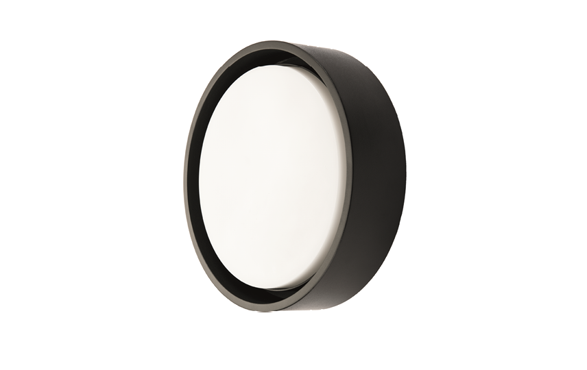 SG Frame Round Zwart 670lm 3000K Ra>80 Fase afsnijding (605051) afbeelding 2