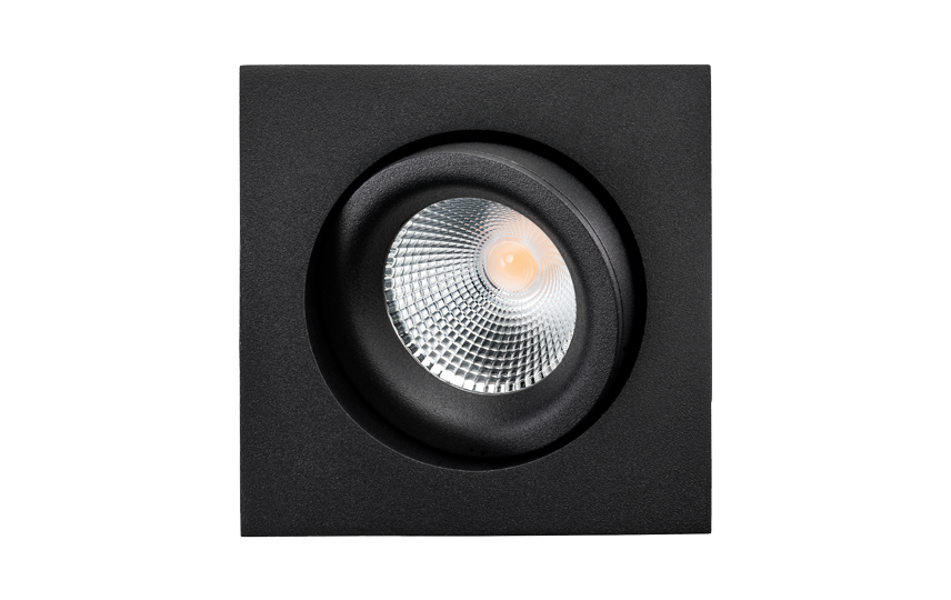 SG Junistar Lux Square Zwart 590lm 3000K Ra 98 DALI-2 (902606) afbeelding 2