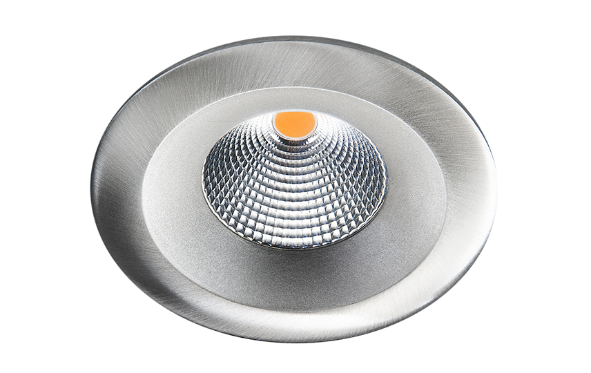 SG UniLED IsoSafe Airtight  Geborsteld Staal 610lm 2700K Ra 98 Fase afsni (904222)
