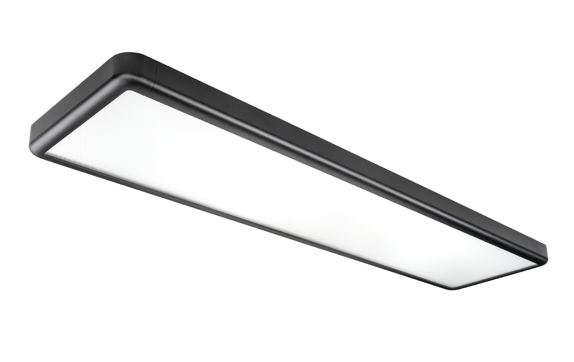 SG Sense Surface 300x1200 Zwart 3690lm 3000K Ra>80 Fase afsnijding (212351) afbeelding 2