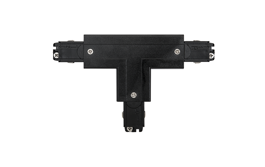 SG Shopline spanningsrail T-verbinding 3-fase Rechts Zwart afbeelding 2