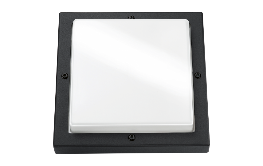 SG lighting LED Bassi 10W 3000K LED zwart vierkant schemerschakelaar 614188 afbeelding 2