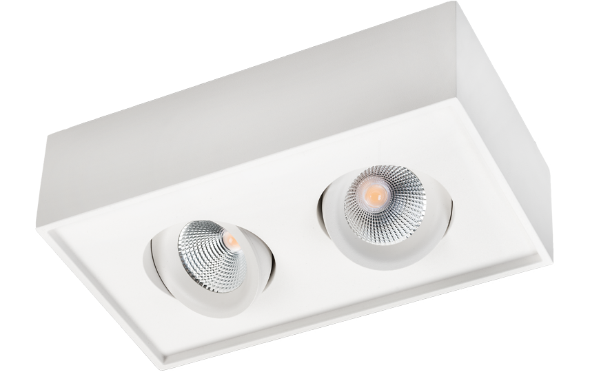 SG Cube Lux Wit 2X 1180lm 3000K Ra 98 Fase afsnijding (902549)