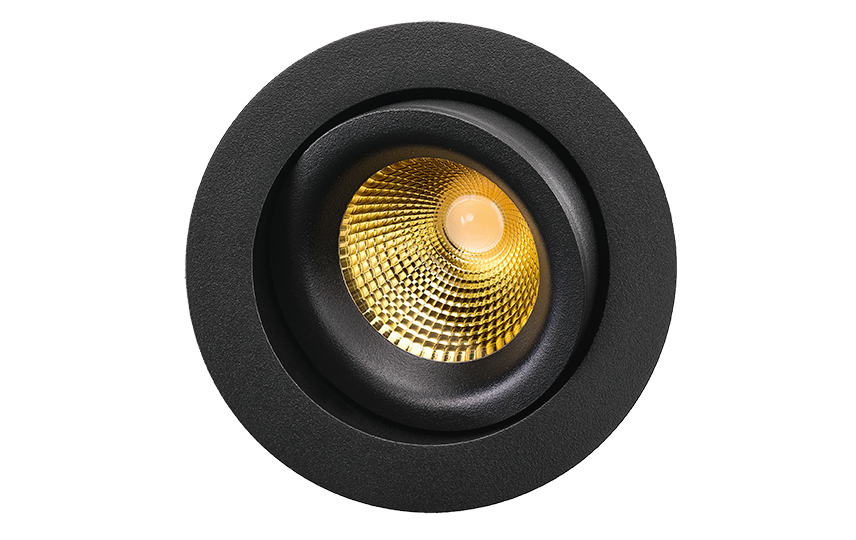 SG Junistar Lux Zwart/Goud 540lm 3000K Ra 98 Fase afsnijding (902235) afbeelding 2