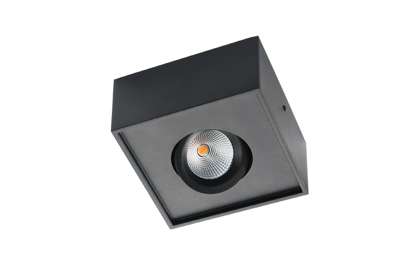SG Cube DimToWarm Zwart DimToWarm 490lm 2000-2800K Ra>95 Fase afsnijding (906213)