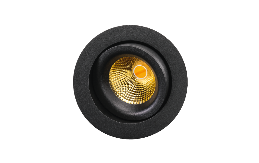 SG Junistar DimToWarm Zwart/Goud 490lm 2000-2800K Ra>95 Fase afsnijding (902236) afbeelding 2