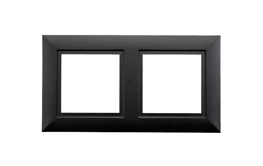 SG Zwart 2X Afdekraam voor Soft Square & Junistar Square (903257)