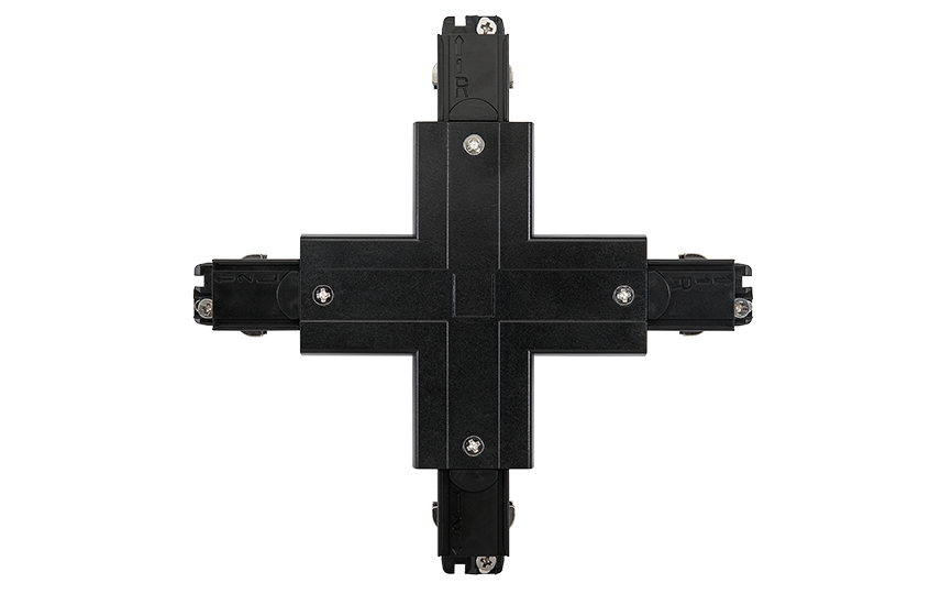 SG Shopline spanningsrail X-verbinding 3-fase Zwart afbeelding 2