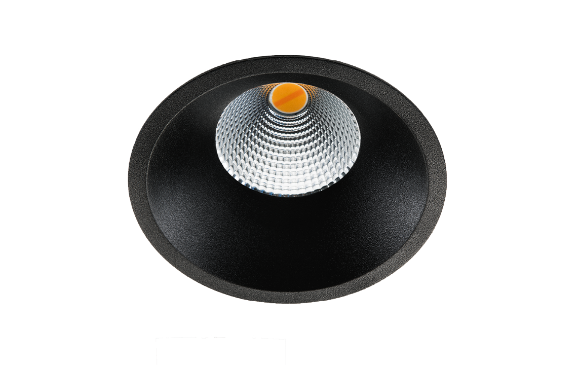 SG Soft Slim Zwart DimToWarm 490lm 2000-2800K Ra>95 Fase afsnijding (903226)
