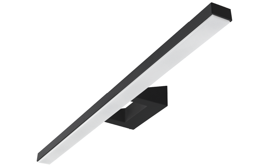 SG LED Badkamer- / wandlamp VIEW 900 30W 3000K IP44 zwart afbeelding 2