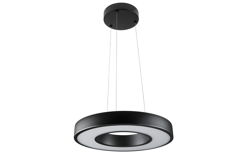 SG Circulus Pendel LED Plafondlamp zwart 17W 2700K dimbaar 36cm doorsnede in hoogte verstelbaar