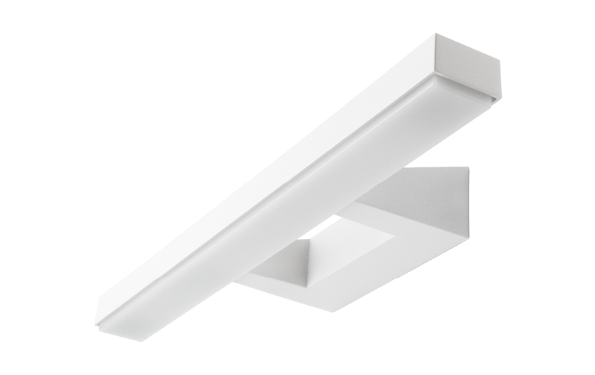 SG LED Badkamer- / wandlamp VIEW 15W 4000K IP44 mat wit afbeelding 2