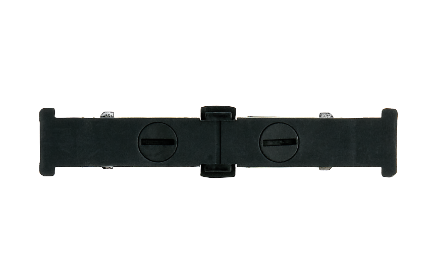 SG Zip Rechte koppeling spanningsrail mat zwart 230V 3059
