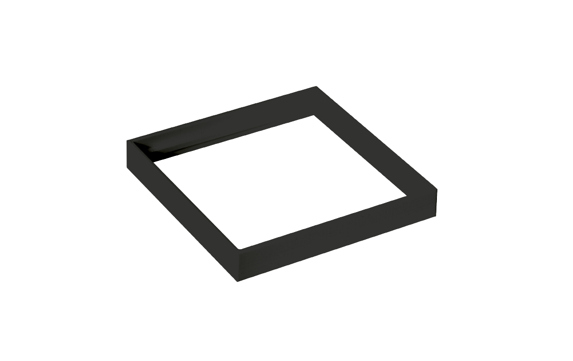 SG Soft Square Zwart Spacer (903267)