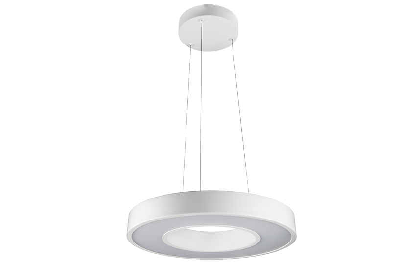 SG Circulus Pendel LED Plafondlamp mat wit 17W 2700K dimbaar 212005