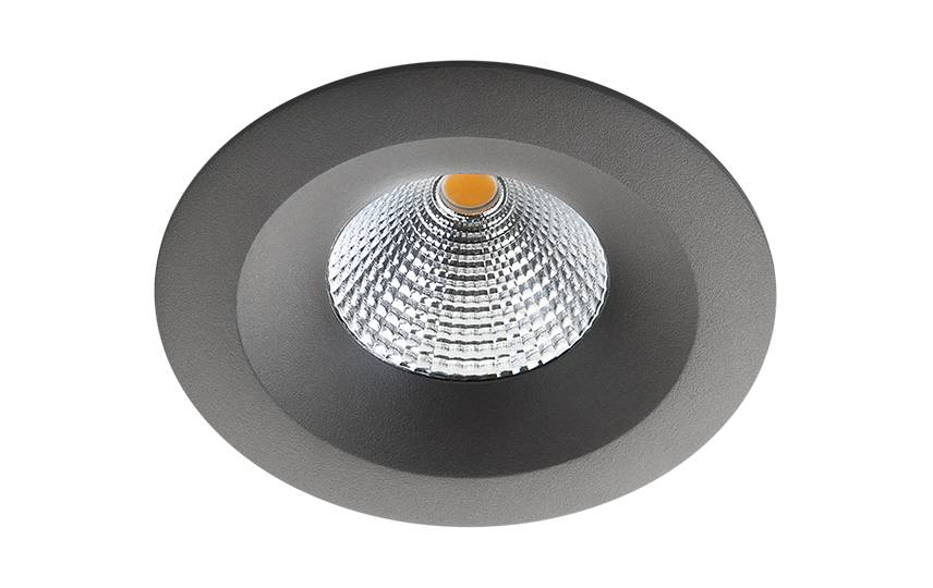 SG LED inbouwspot 7W 3000K 660 lumen grafiet dimbaar UNILED isosafe IP65 SG 904324 slechts 35mm afbeelding 2
