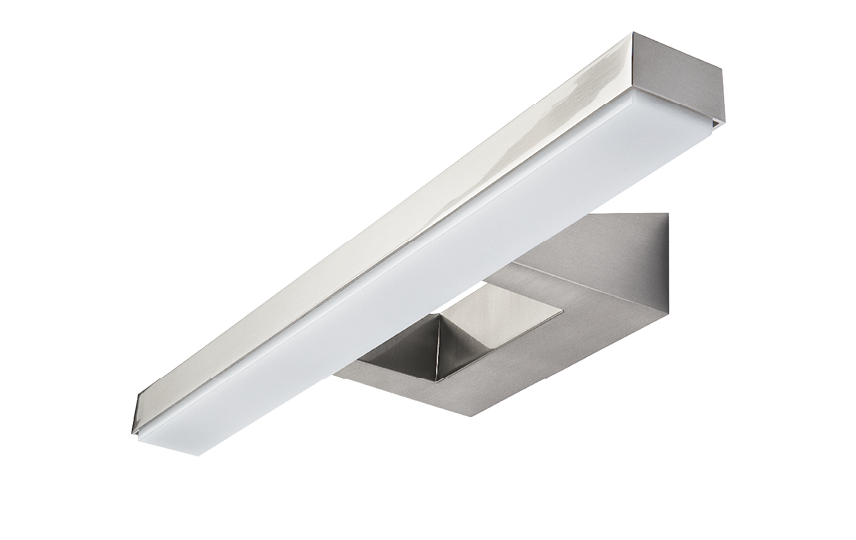 SG LED Badkamer- / wandlamp VIEW 15W 3000K IP44 geborsteld staal afbeelding 2