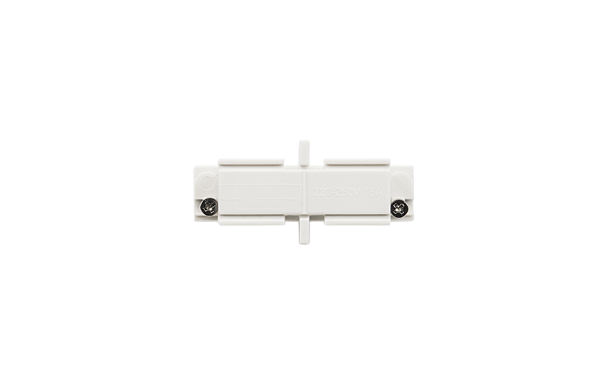 SG Shopline spanningsrail 3-fase Connector Geïsoleerd Wit afbeelding 2