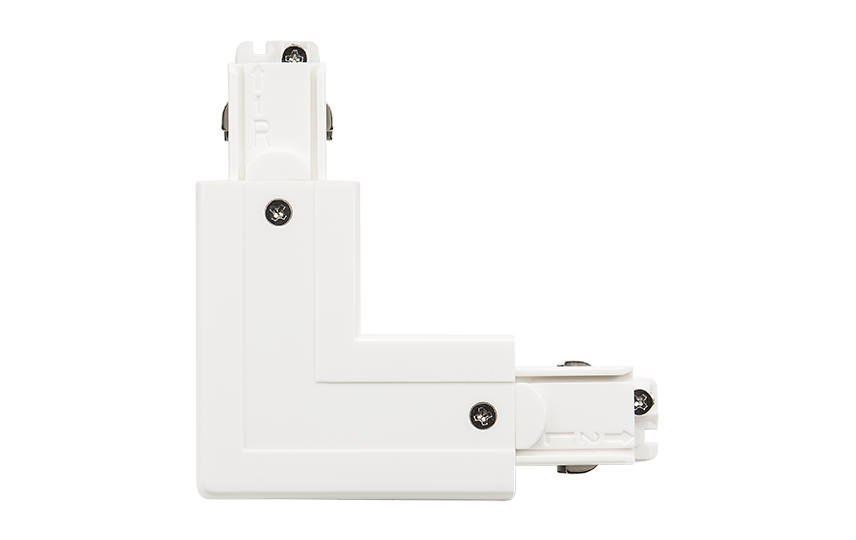 SG Shopline spanningsrail L-verbinding 3-fase Wit afbeelding 2