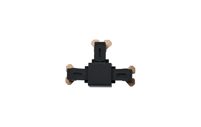 SG Zip T-stuk koppeling spanningsrail mat zwart 230V 3157 afbeelding 2