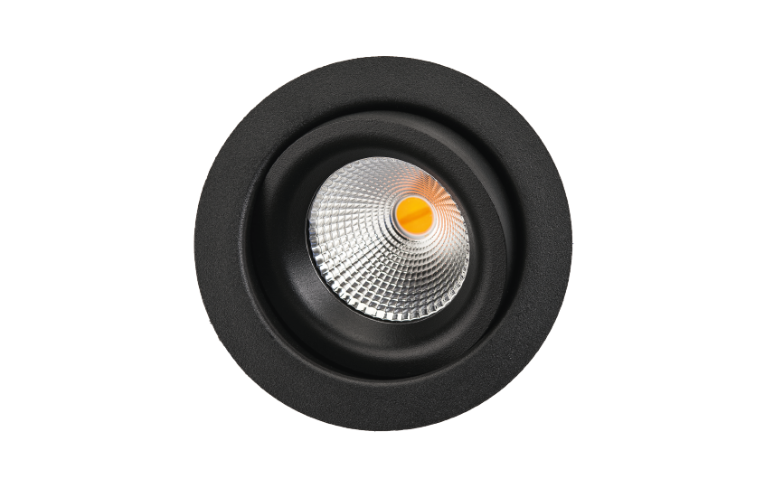 SG LED inbouwspots set van 8 stuks 470 lumen 6W zwart kantelbaar 2000 tot 2800K dimbaar afbeelding 2