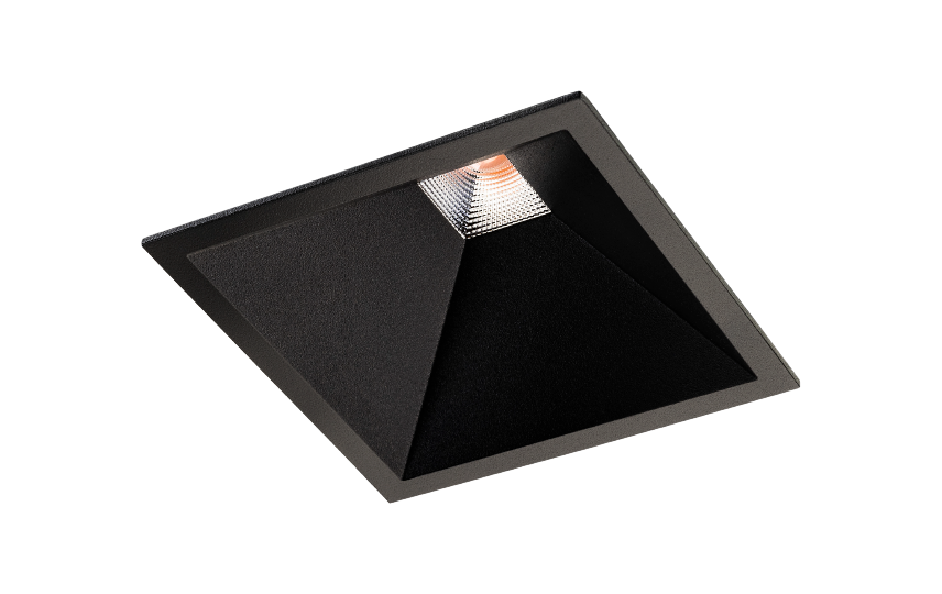 SG Soft Square Zwart 890lm 3000K Ra 98 DALI-2 / Push Dim (903253)