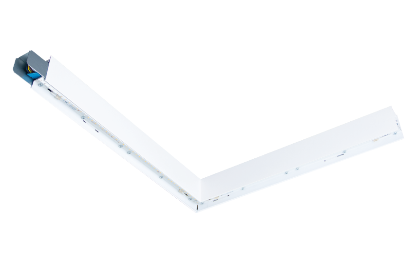 SG Lineal Hoek Wit 1870lm 3000K Ra>80 DALI-2 / Push Dim (8246094746) afbeelding 2