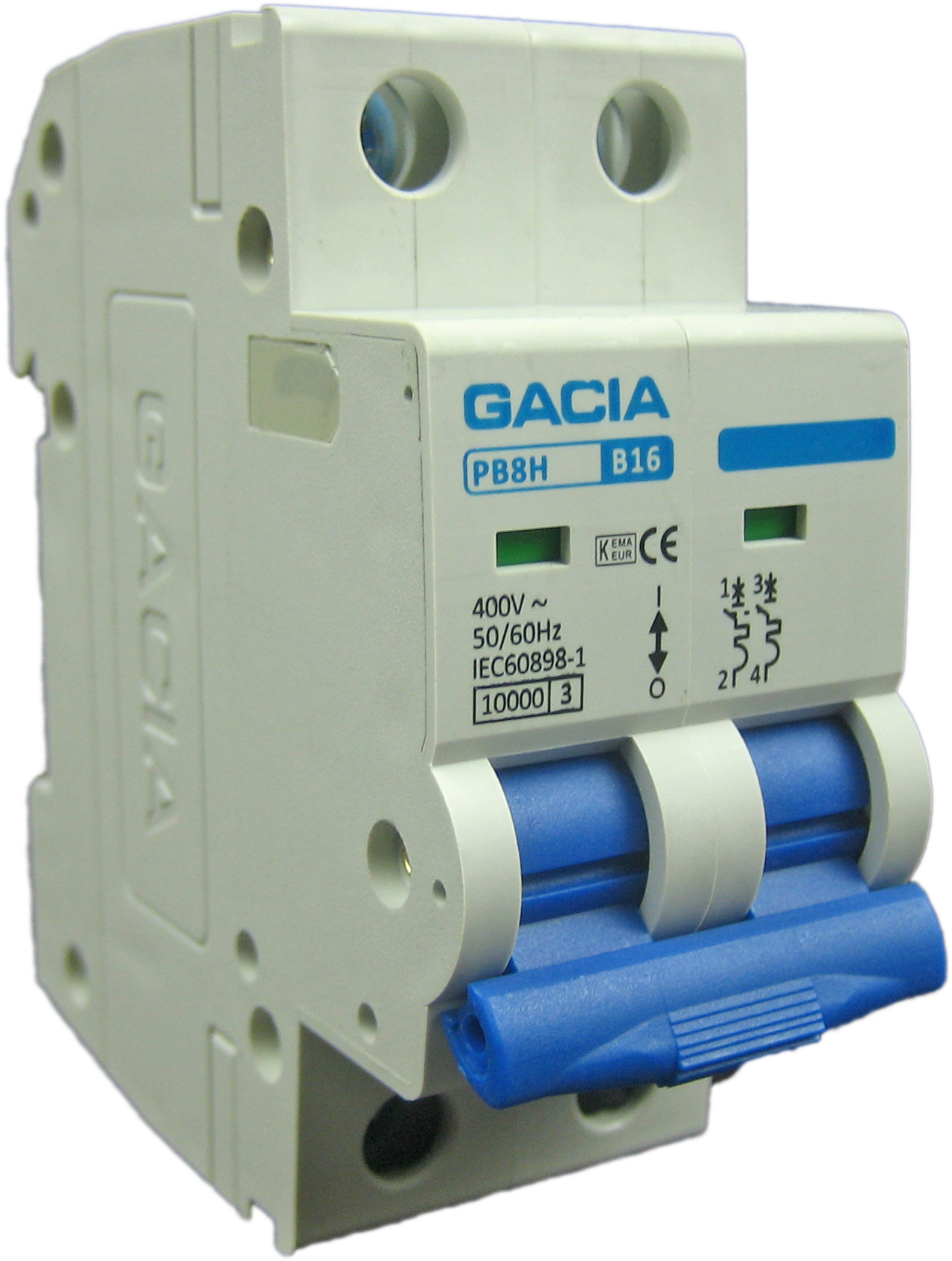 GACIA installatieautomaat M80/PB8H-2C16 2p C16 10kA