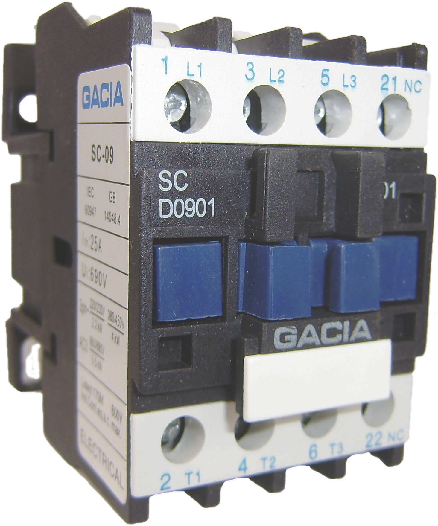 GACIA SC-0901 Magn. 3+1NC 230VAC 9A