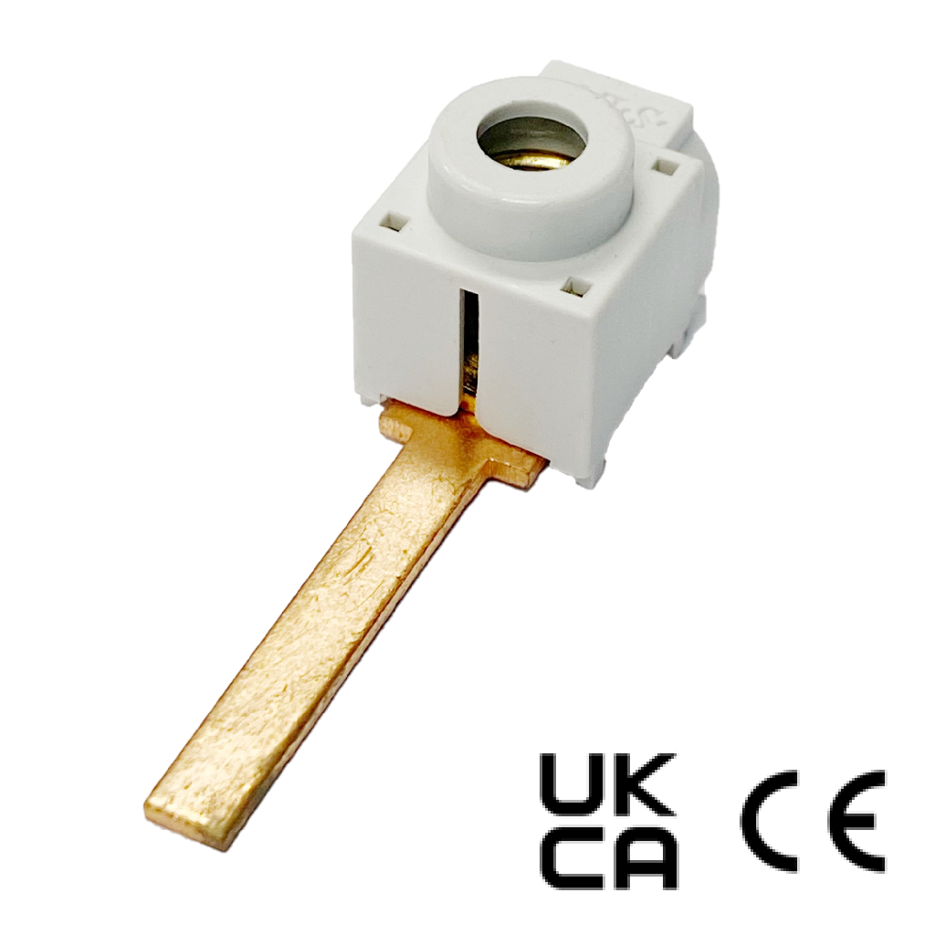SEP Klem 1x25mm2 27mm pin grijs afbeelding 2