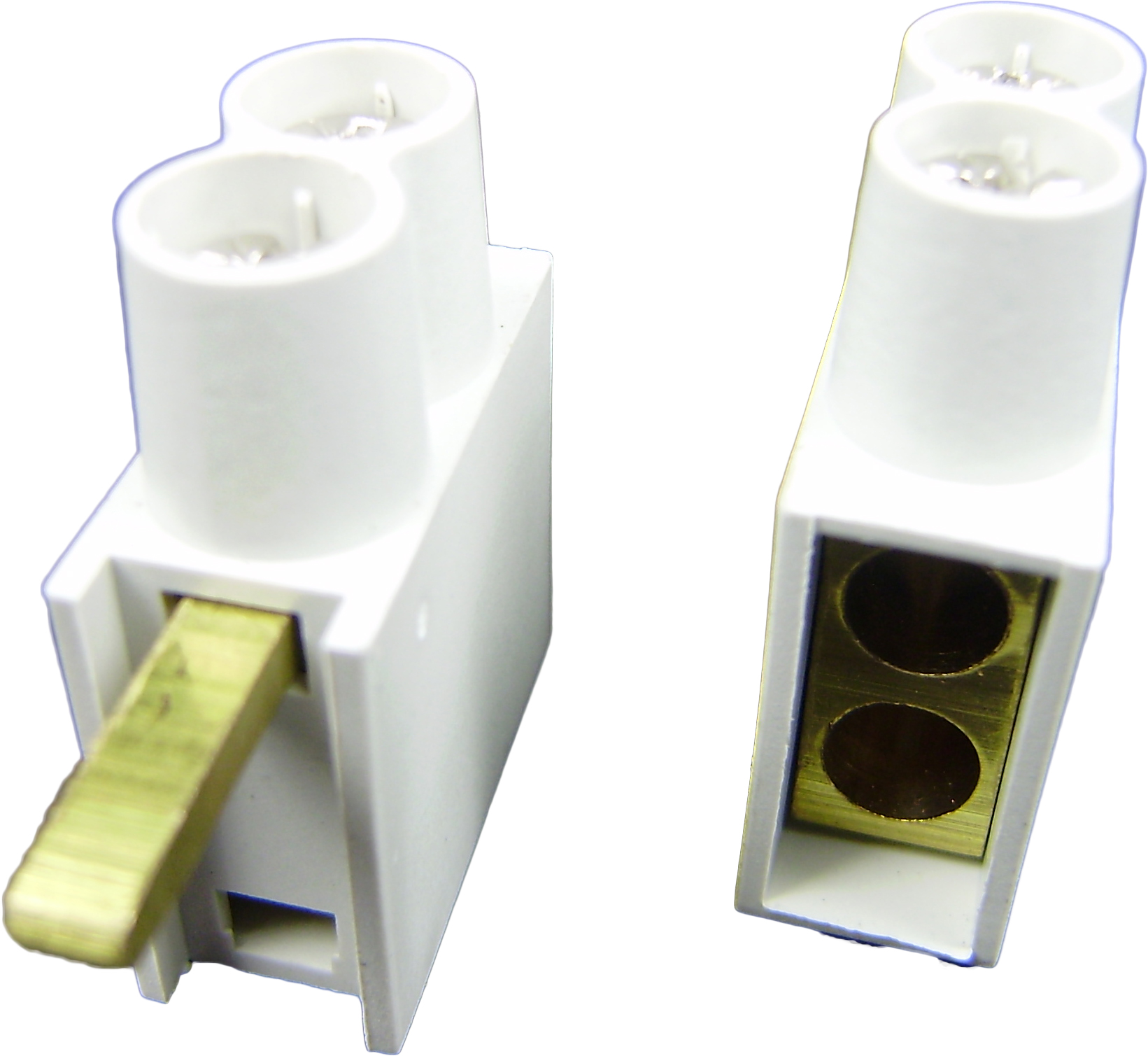 Aansluitklem dubbel max 2x10mm² grijs hoog SEP DTH 2115900040 voor automaten 9mm breed Max 63A