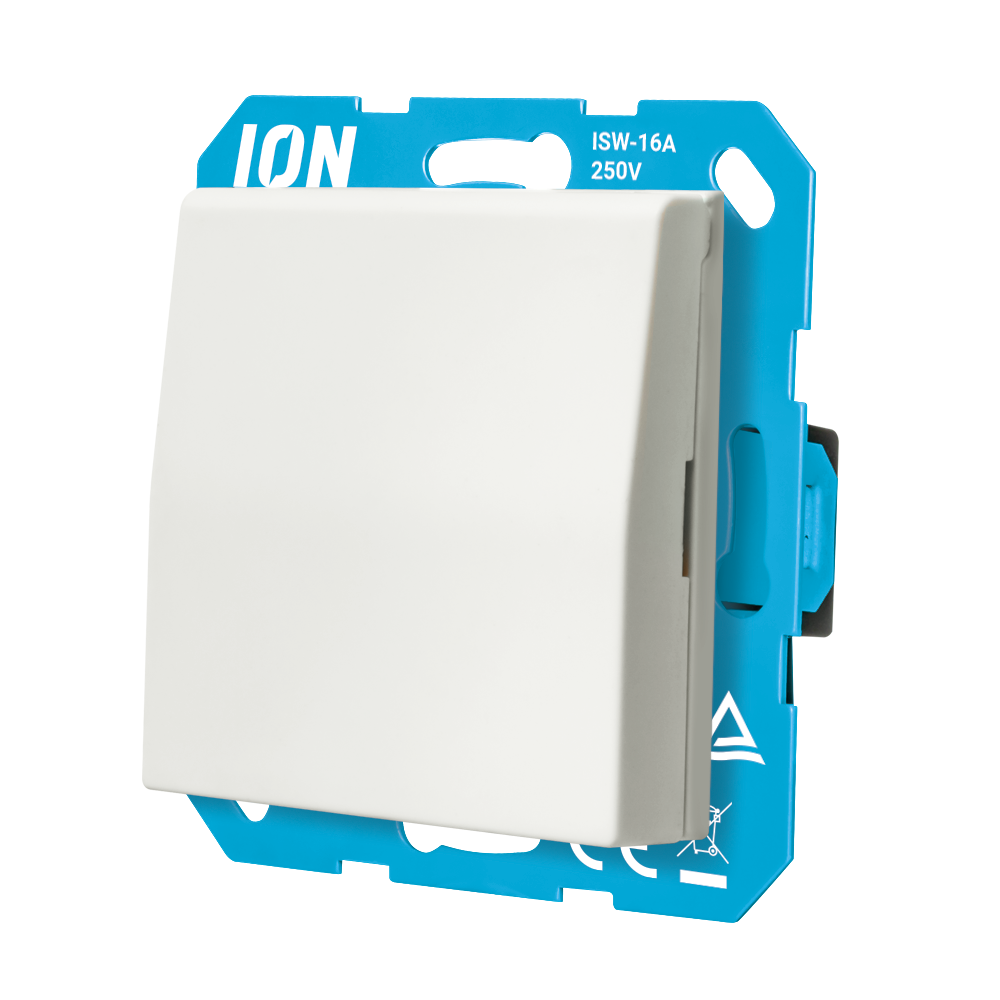 ION WCD RA met Klapdeksel en Aanraakbeveiliging V1/J1 Mat Alpin Wit afbeelding 4