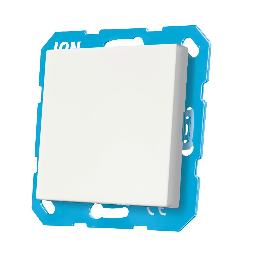 ION Blindplaat V1/J1 Mat Alpin Wit afbeelding 3