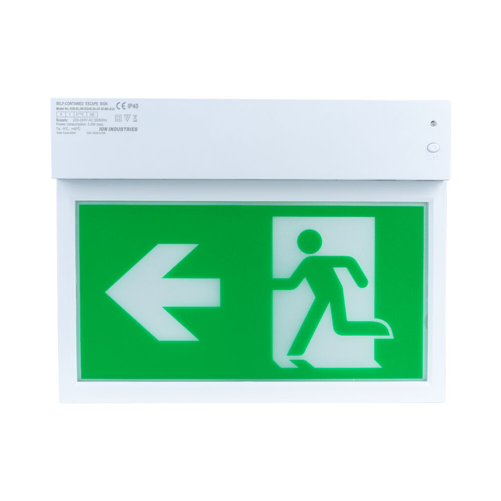 ION Exit Verlichting Wit afbeelding 2