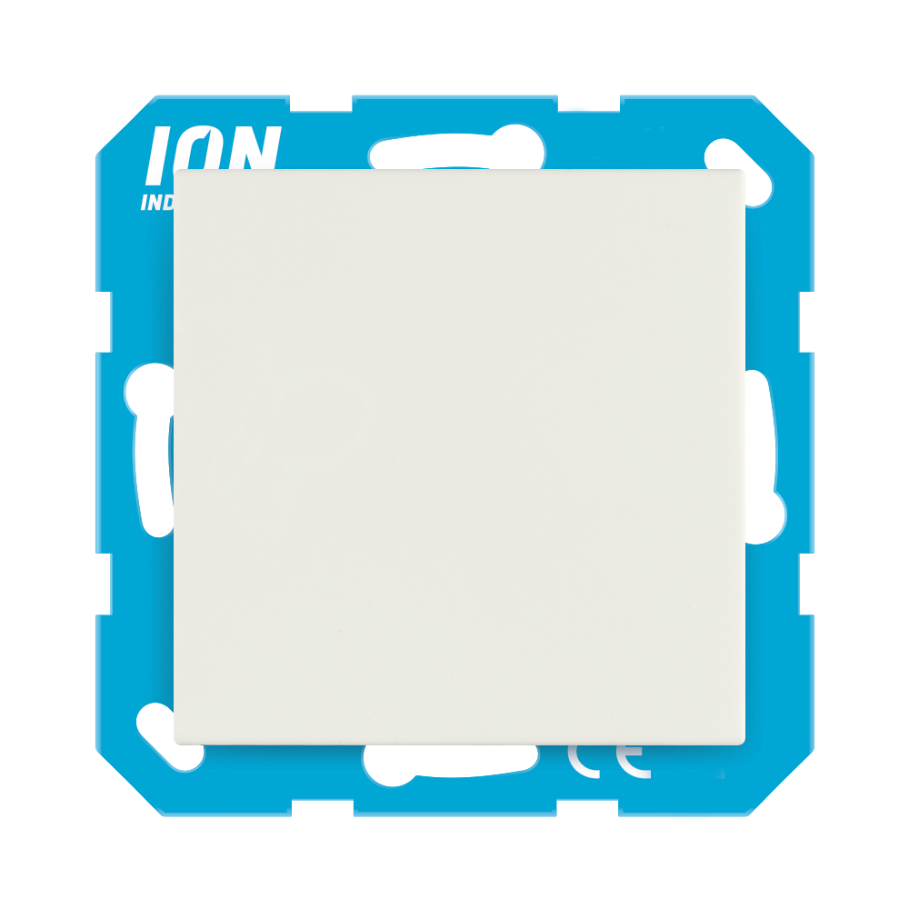 ION Blindplaat V1/J1 Mat Alpin Wit afbeelding 1