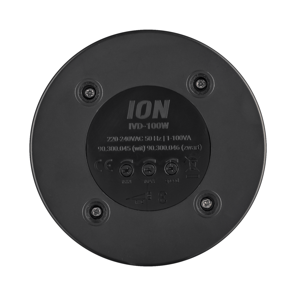 ION LED Vloerdimmer Zwart 75 Watt afbeelding 1
