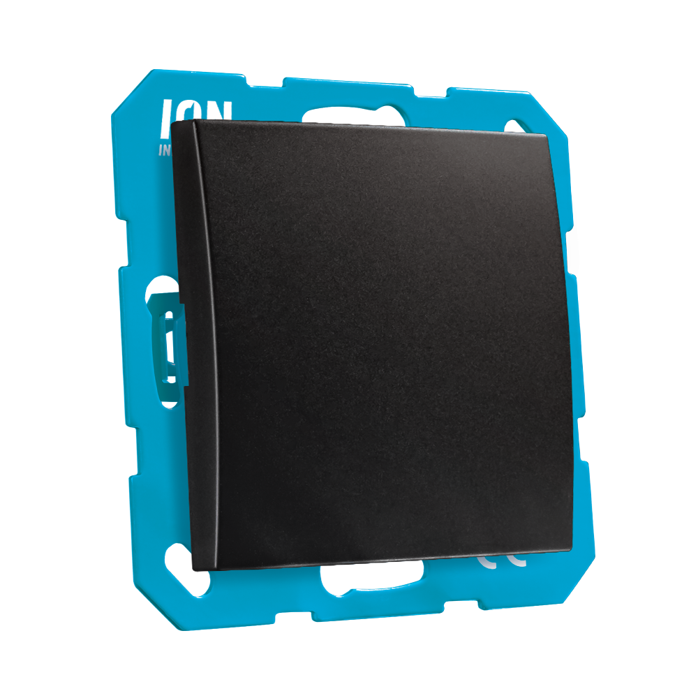 ION Blindplaat E1 Mat Zwart afbeelding 2