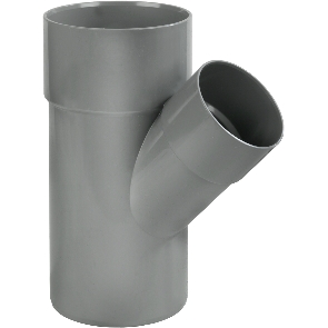 PVC T-Stuk 45 gr. verlopend 2 x M 1x Sp. categorie afbeelding