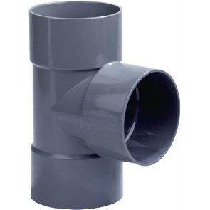 PVC T-Stuk 90 gr. verlopend 3xM categorie afbeelding