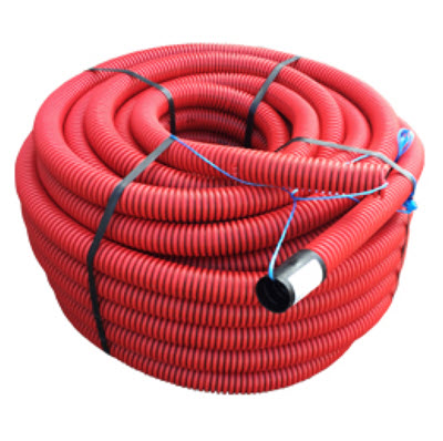 Rol kabelbescherming buis rood 125mm (rol=50m) afbeelding 2