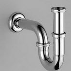 Viega buissifon 1 1/4 x 1 1/4 messing / verchroomd