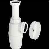 Viega bekersifon 1 1/2 x 1 1/2 kunststof / wit