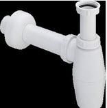 Viega bekersifon 1 1/4 x 1 1/4 kunststof / wit
