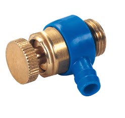 raminex messing aftapper 1/4 bui.dr. draaibaar