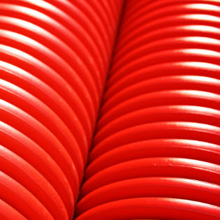 Rol kabelbescherming buis rood 40mm (rol=25m) afbeelding 2