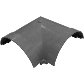 pvc hoekstuk 4` grijs